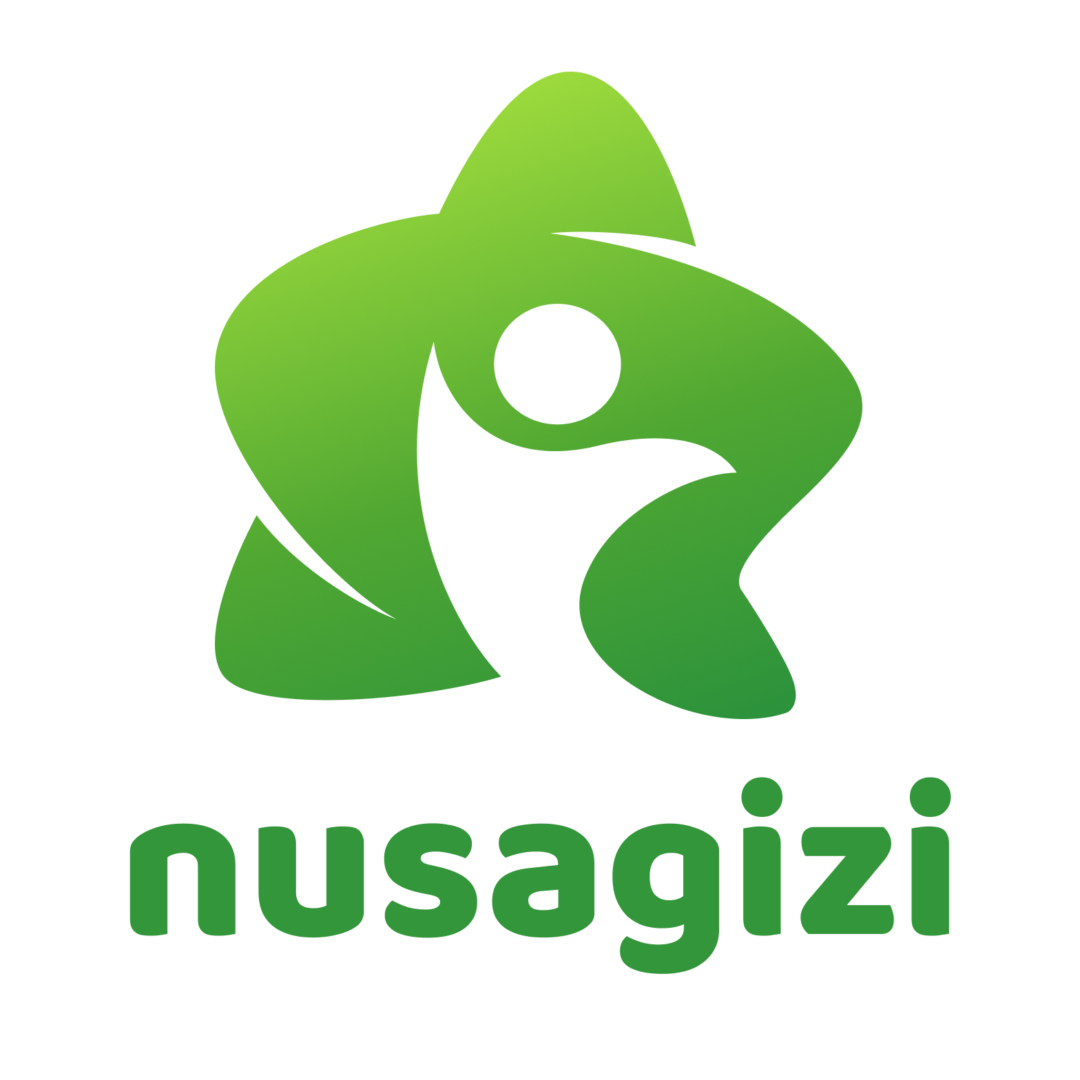 Logo NusaGizi dengan teks